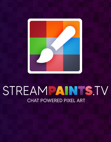 StreamPaints.tv - The ultimate Twitch chat powered pixel art canvas